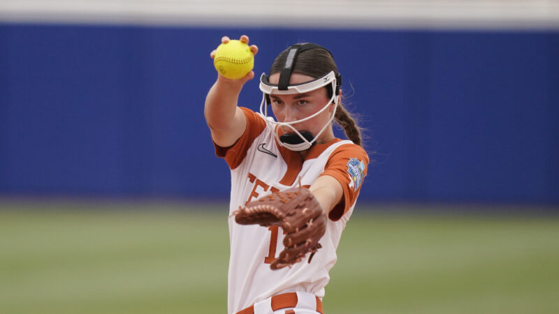 Kavan, Stewart lead Texas over Texas Tech to open WCWS title series